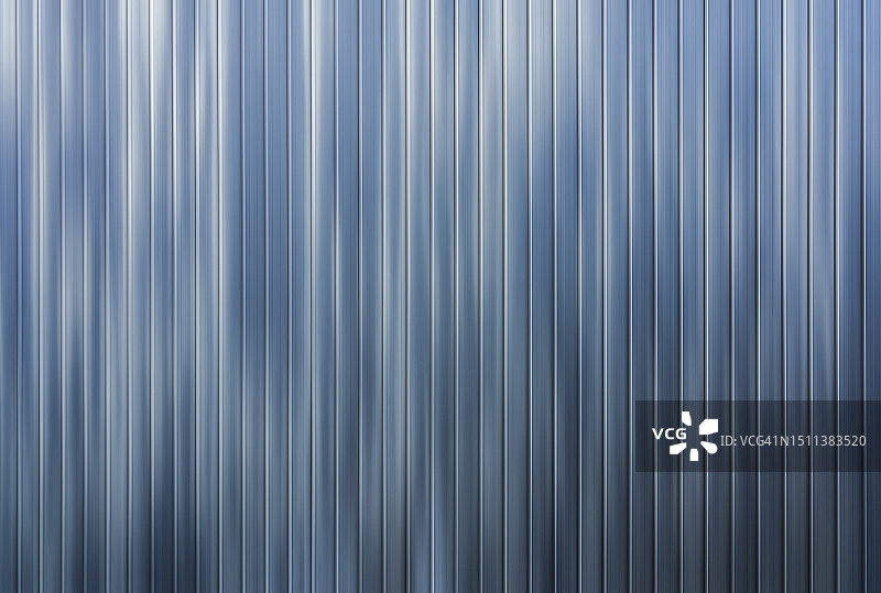 蓝色瓦楞板墙面图片素材