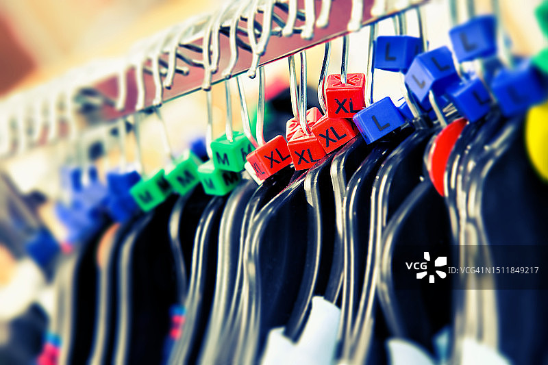 服装尺码图片素材