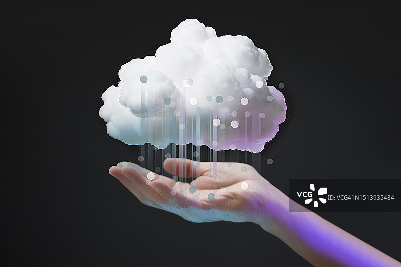 云计算和网络概念静物摄影图片素材