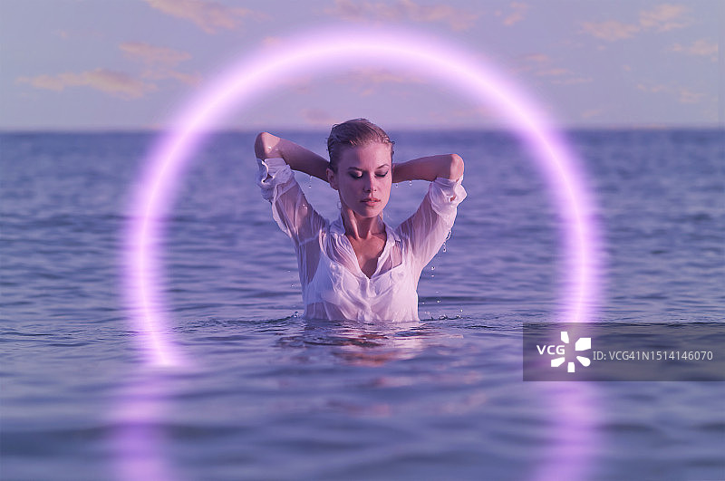 元宇宙时尚入口图片素材