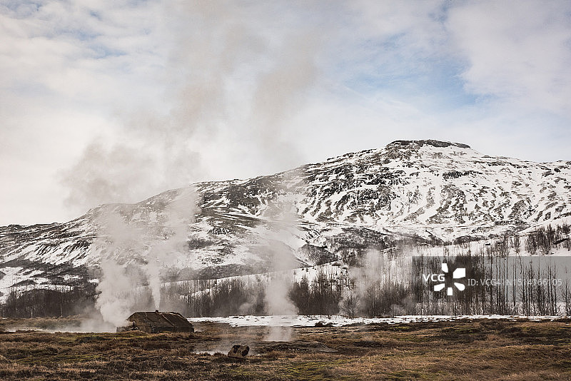 蒸汽和喷气孔图片素材