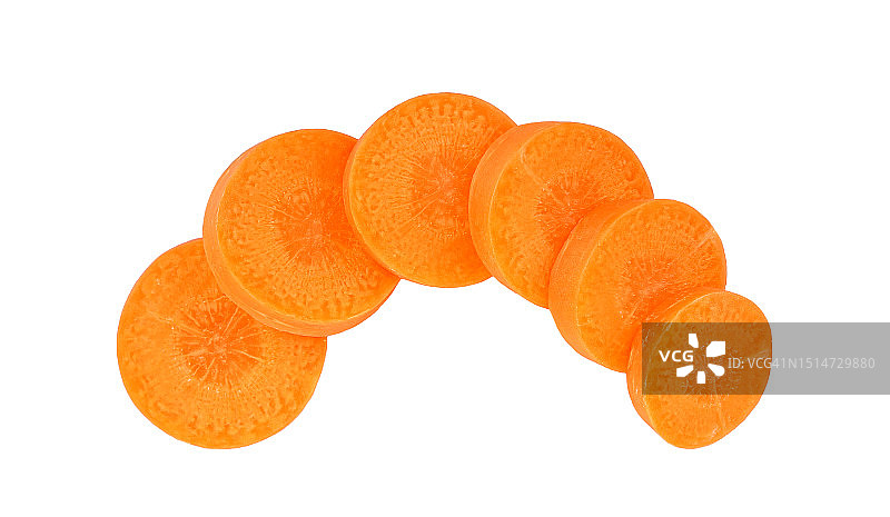 胡萝卜切片图片素材