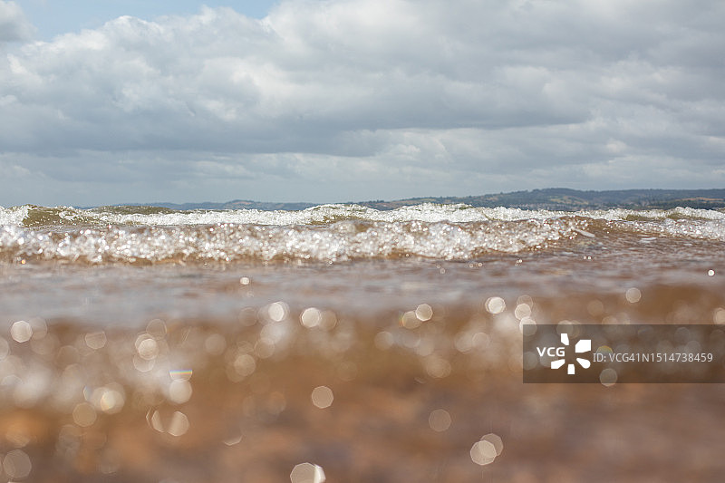 英格兰德文郡海岸线图片素材