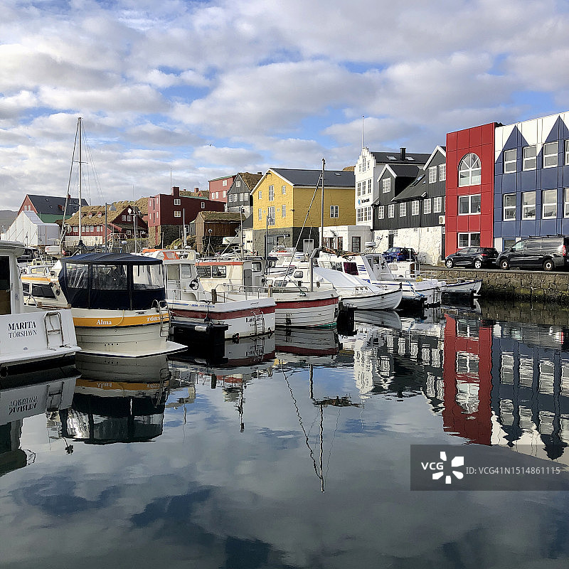 法罗群岛托尔斯港图片素材