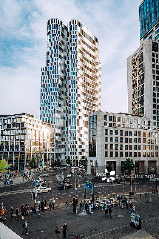 西柏林动物园火车站附近的商务大楼图片素材
