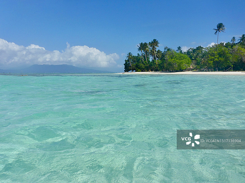 所罗门群岛蒙达的壮丽海景图片素材