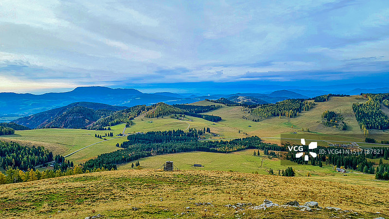 奥地利魏茨，施蒂利亚的风景图片素材