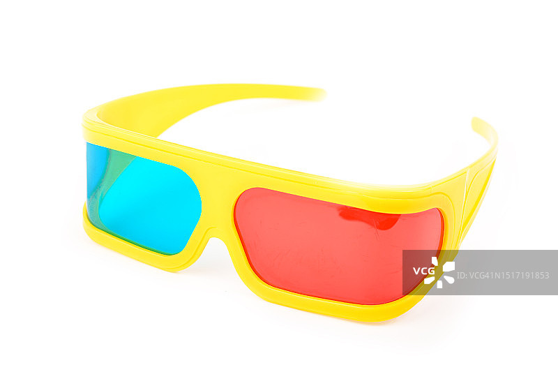 白色背景下的太阳镜特写图片素材