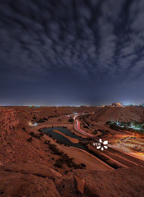 沙特阿拉伯利雅得省沙漠风光图片素材