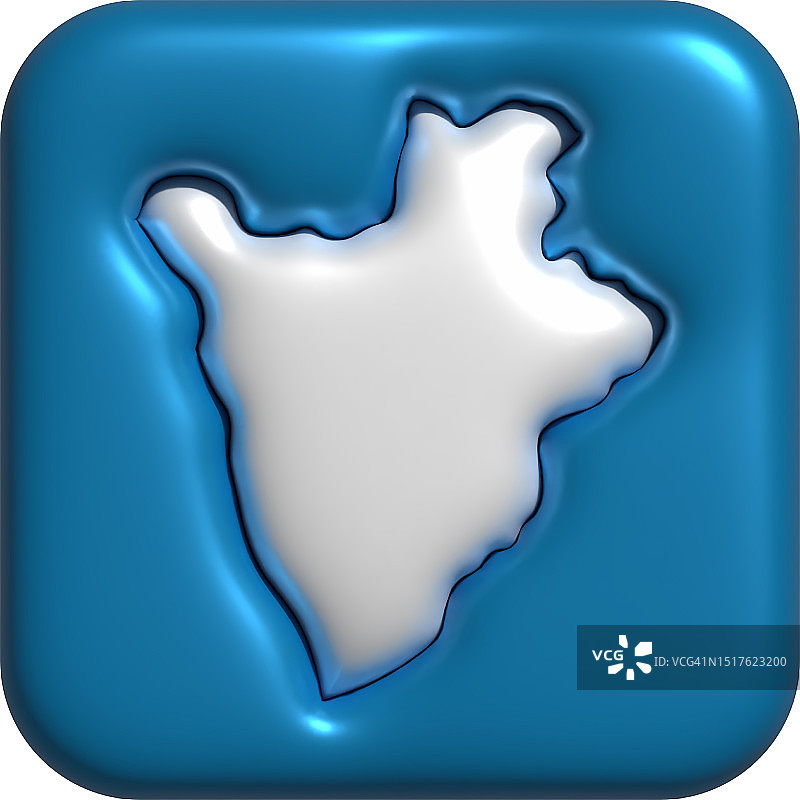 布隆迪地图边界图标图片素材