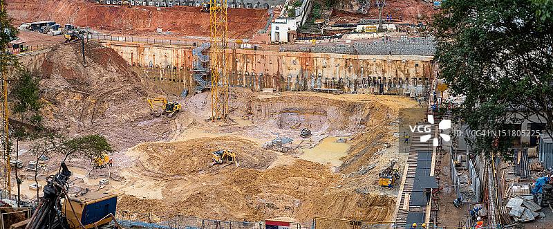 圣保罗市的建筑工地图片素材