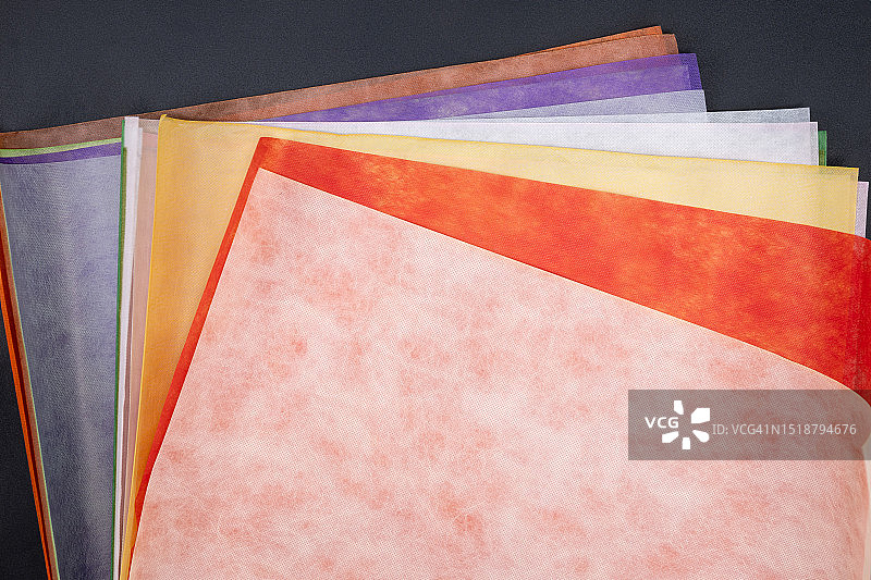 韩国桑树韩纸：用于包装、DIY和艺术创作的有机纹理图片素材