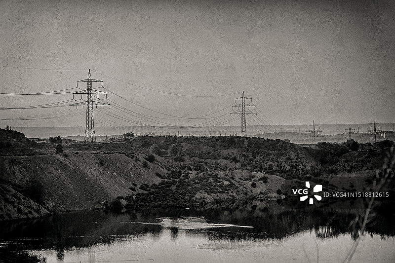 安布罗兹泻湖及其环境图片素材