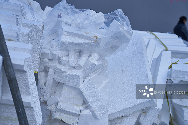 韩国冬季建筑工地包装用花生图片素材