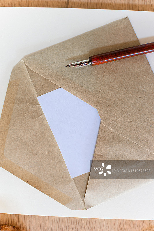 一套书法用品，配有一支尖锐的笔，爱好和艺术图片素材