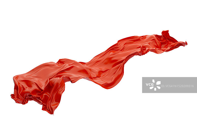 3D飞行布料图片素材