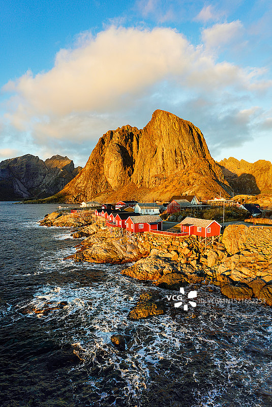 罗弗敦群岛的山脉图片素材