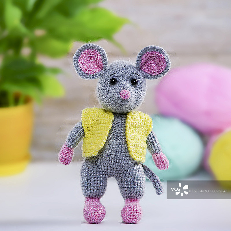 手工钩针动物图片素材