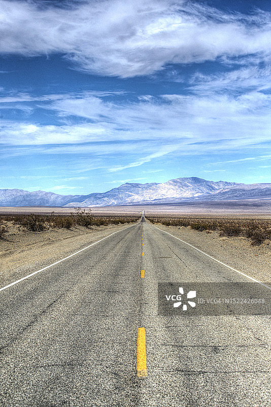天空下的空旷道路景观图片素材