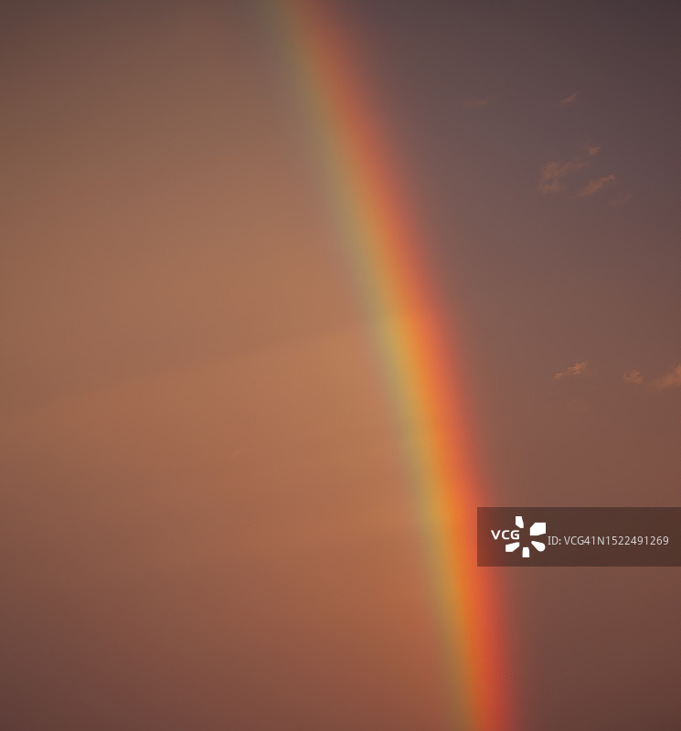 日落时分的彩虹美景图片素材
