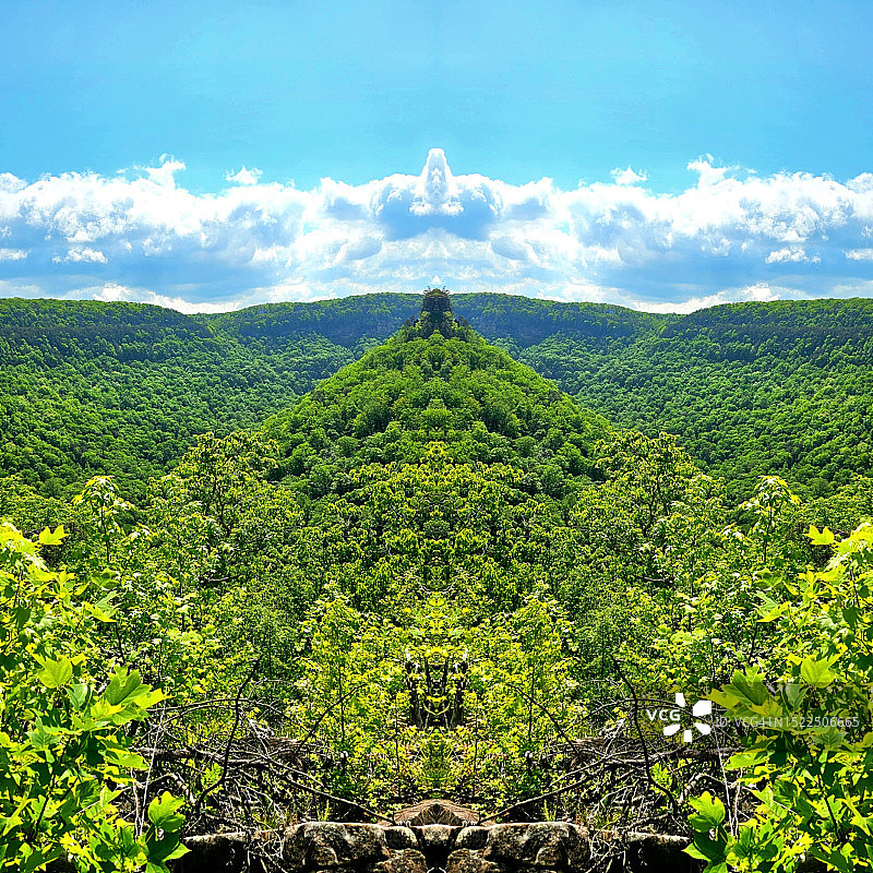 对着天空的风景图片素材