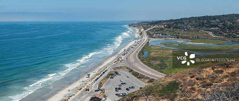 圣地亚哥北郡的托里松州立海滩图片素材
