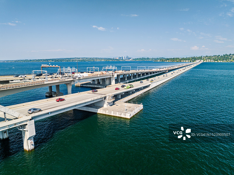 桥上交通图片素材