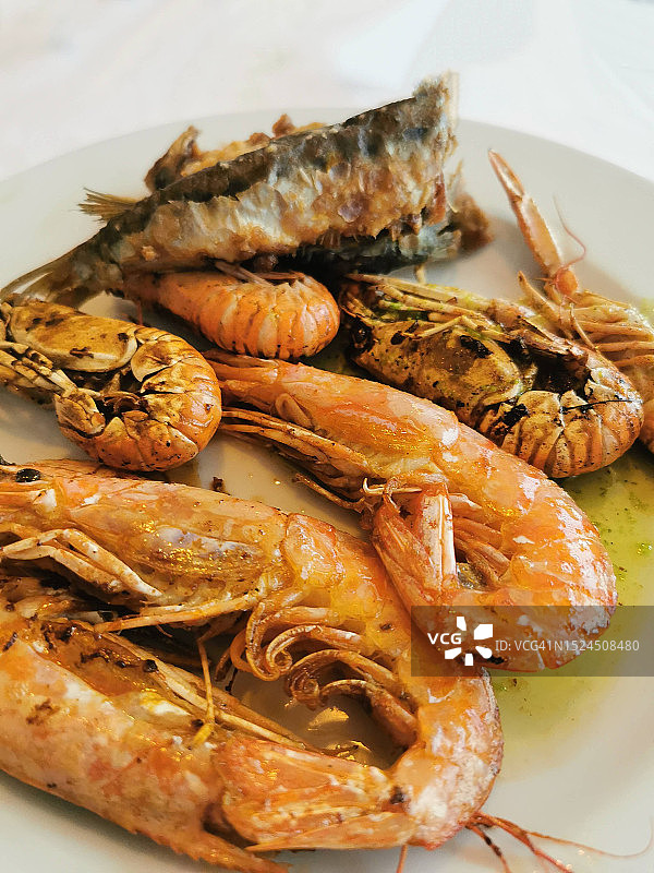 海鲜拼盘图片素材