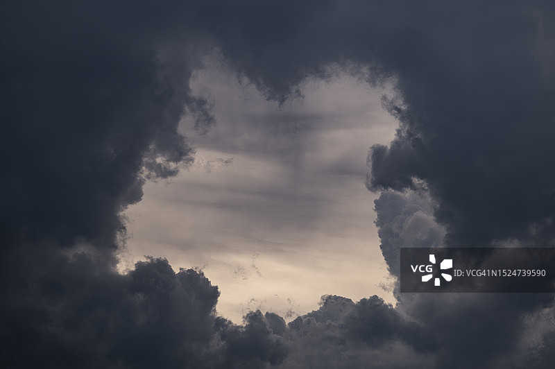 深色暴风云图片素材