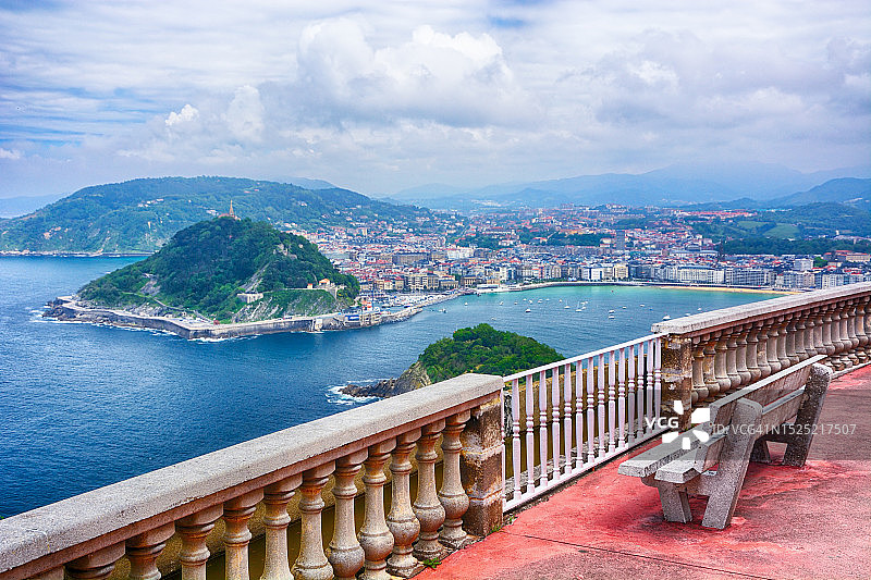 圣塞瓦斯蒂安的海滨图片素材