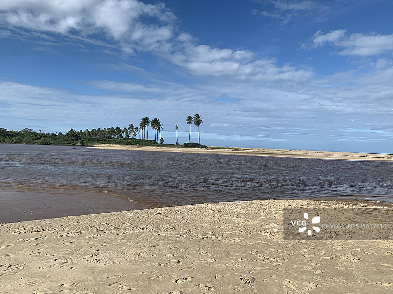 巴西巴伊亚州蒙特戈多海滩风光图片素材