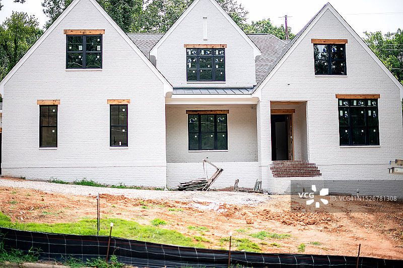 施工中：新家建设中图片素材