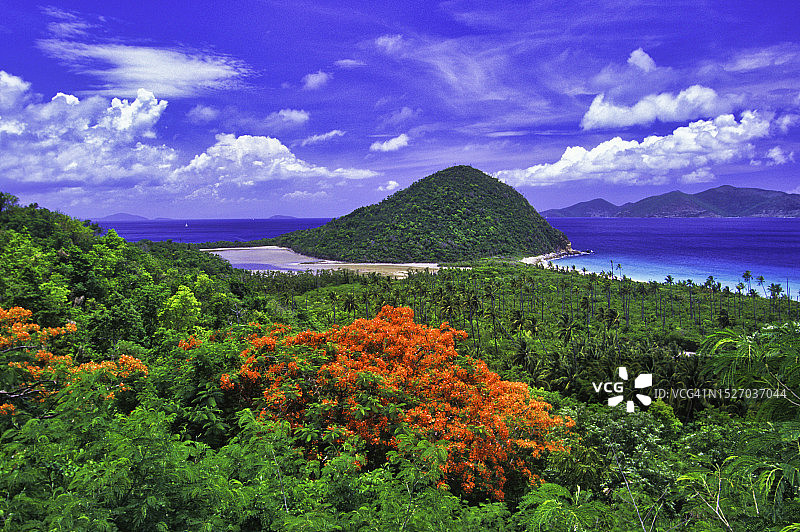 英属维尔京群岛托尔托拉岛长湾图片素材