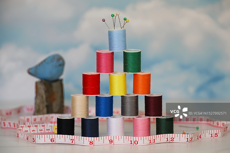 线轴和蓝鸟图片素材