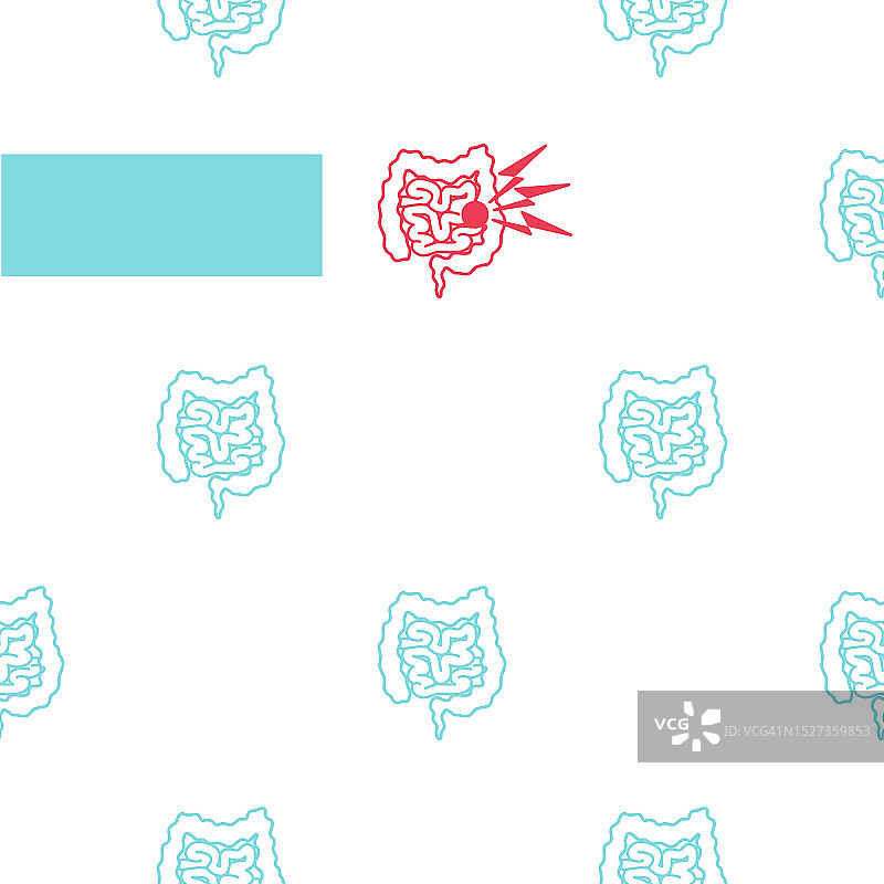 乳糜泻炎症插画图片素材