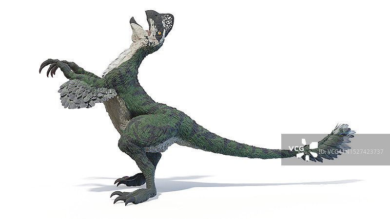 窃蛋龙插画图片素材