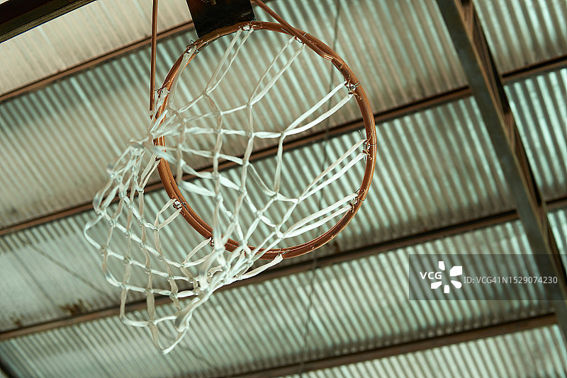 前景中的篮球筐图片素材