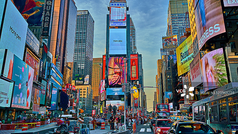 纽约曼哈顿时代广场图片素材