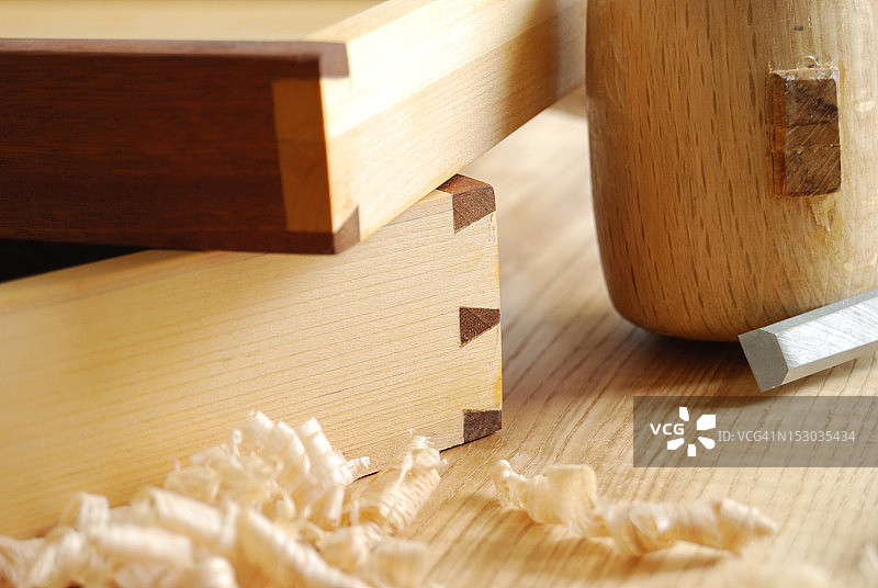 燕尾榫接头图片素材