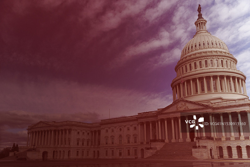美国国会大厦图片素材