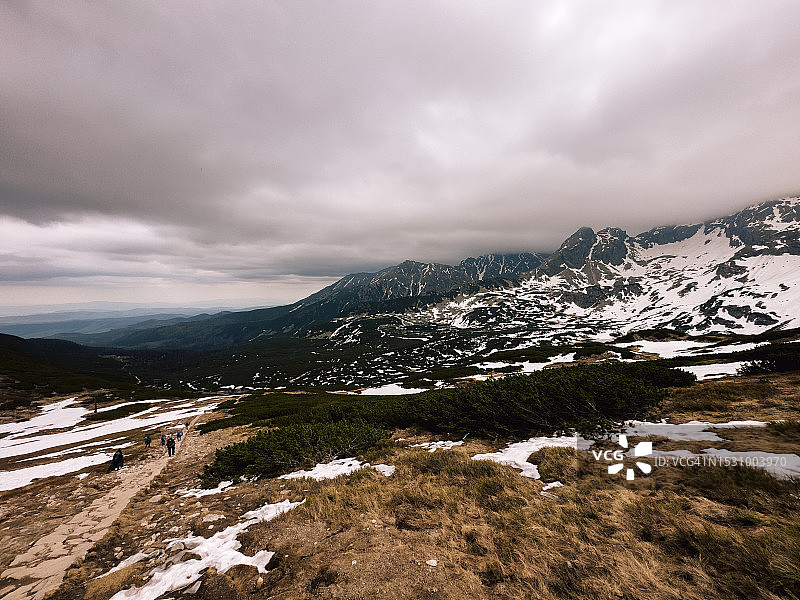 波兰塔特拉山脉的卡斯普罗维峰，波兰风光摄影图片素材