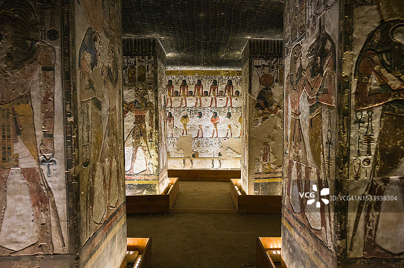 塞提墓图片素材