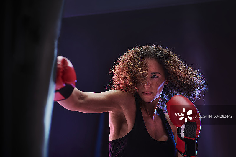 拳击训练图片素材