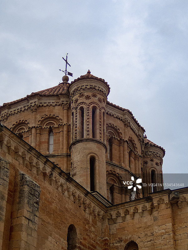 圣玛丽亚拉马约尔学院教堂北立面（西班牙托罗）图片素材