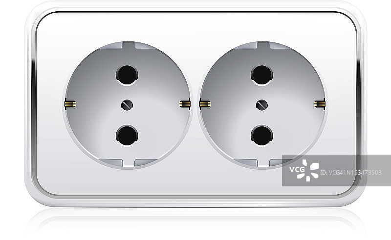 双电源插座图片素材