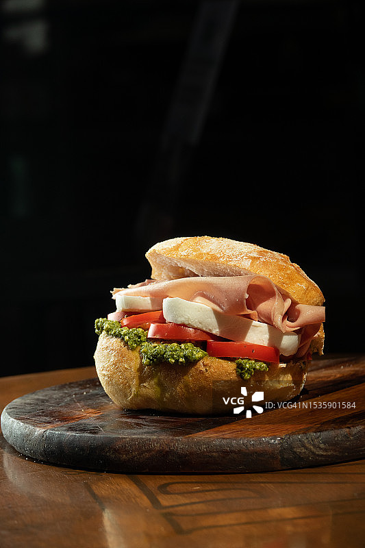 乡村那不勒斯三明治图片素材