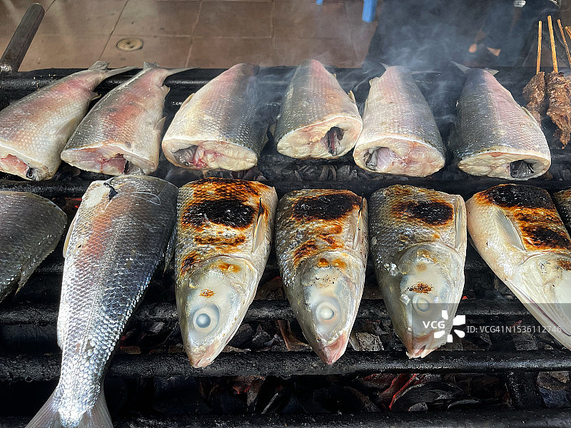 烤虱目鱼图片素材