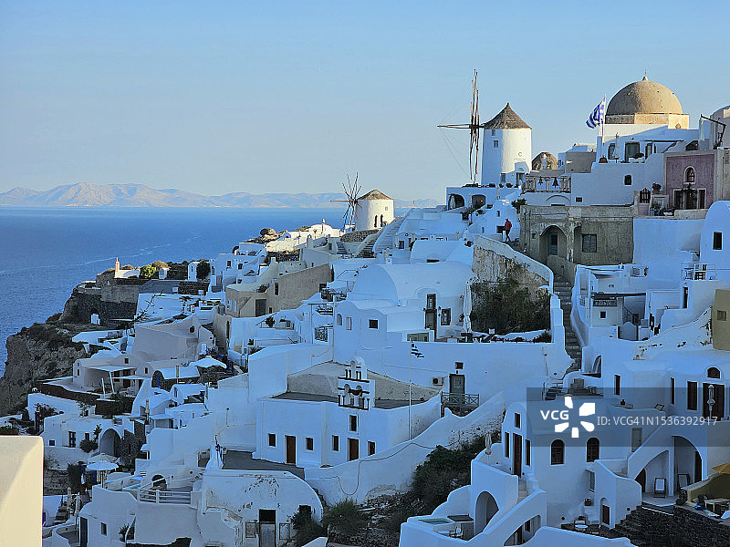 圣托里尼伊亚观景点图片素材