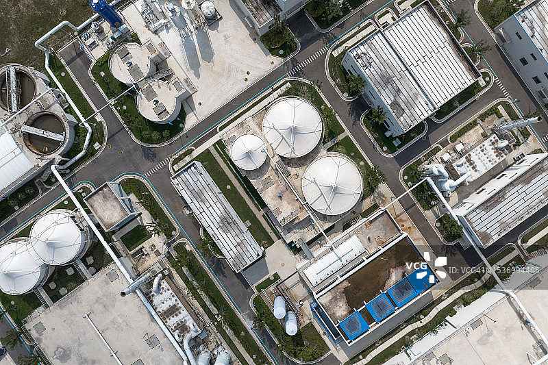 城市污水净化厂：环保与可持续发展图片素材