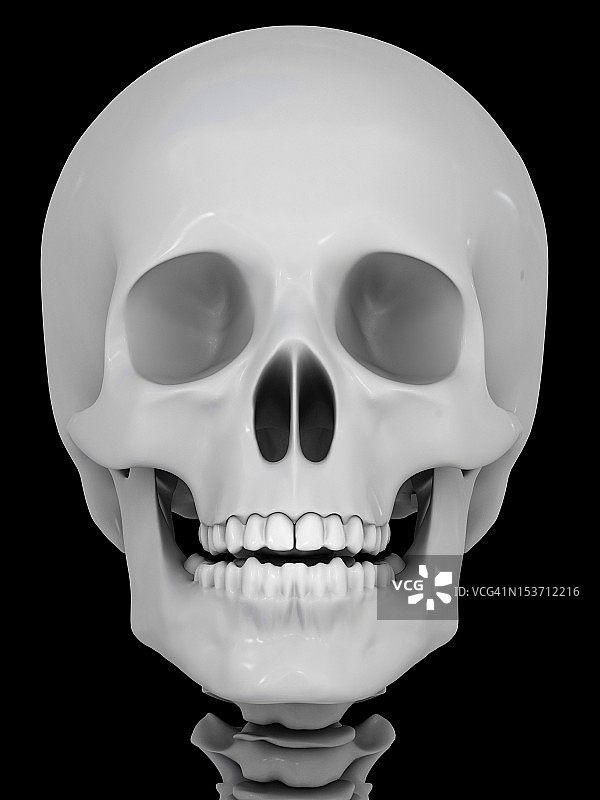 微笑的骷髅图片素材